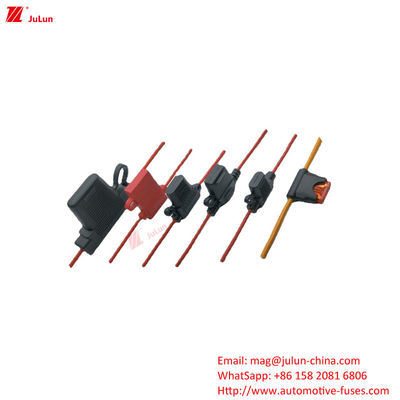 حامل فيوز للسيارات الكهربائية ذو الاستقرار العالي 32V 25A-100A البوليمر المقاوم للنار PVC