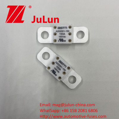 فيوز السيراميكية للسيارات A202001 200A 150VDC لحماية الدائرة القصيرة الحجم الصغير