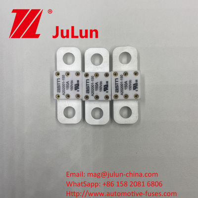 فيوز السيراميكية للسيارات A202001 200A 150VDC لحماية الدائرة القصيرة الحجم الصغير
