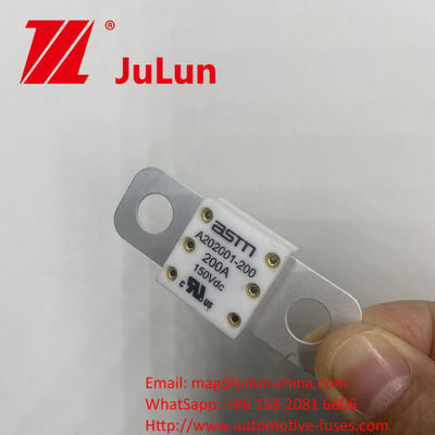 مصابيح السيارات السيراميكية ذات التيار القياسي العالي A202001-150A ASTM لحماية الدائرة القصيرة 100A 150A 200A 250A 300A 350A 400A 500A وحجم صغير