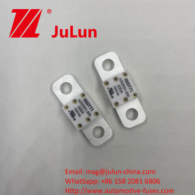 مصابيح السيارات السيراميكية ذات التيار القياسي العالي A202001-150A ASTM لحماية الدائرة القصيرة 100A 150A 200A 250A 300A 350A 400A 500A وحجم صغير