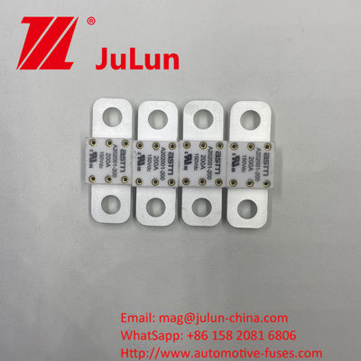 المركبة السيراميكية A202001-400A 150VDC فيوز الخصائص الكهربائية 1.0In 4 ساعات 3.0In 10s الحد الأقصى مسافة الثقب 39mm