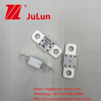 A202001-100A 150VDC فيوز السيراميكية للسيارات لنظام الجر الكهربائي المقترح عزم دوران ضيق 11-13N · m لتركيب M8