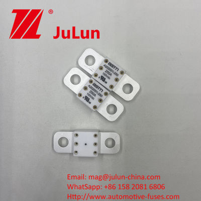 300A 150VDC A202001 طريقة تثبيت المسمار سهلة التثبيت 20 * 55mm فيوز السيراميكية للسيارات مع عزم دوران ضيق موصى به 11-13N · m ل M8