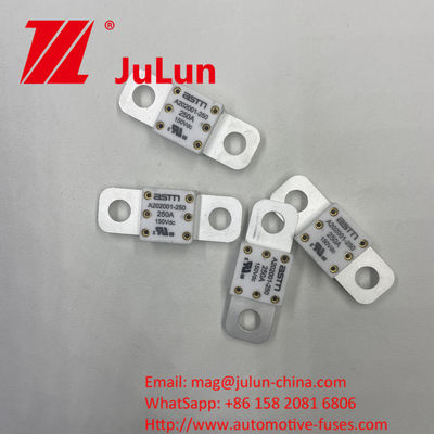 طريقة تركيب المسمار ASTM A202001 400A 125VDC فيوز السيراميكية للسيارات