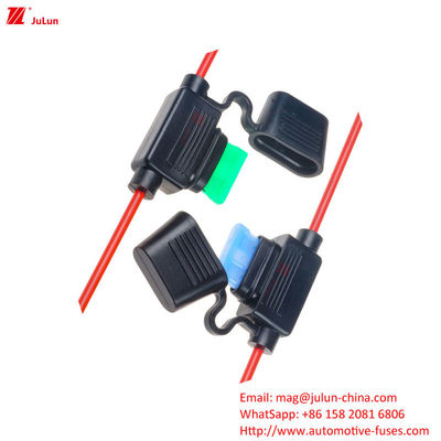 بلاستيك / نايلون شيل 32V 58V 80V 50 Amp حامل فيوز السيارات