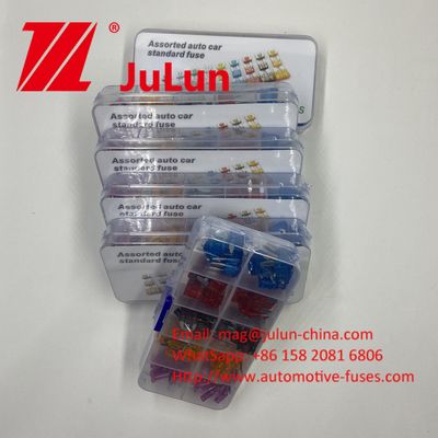 السيارات سيارات الدفع الرباعي 0287 0299 60A 32 فولت السيارات الإلكترونية شفرة سيارة فيوز PA66 النحاس