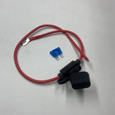حامل فيوز للسيارة لـ 12 فولت 16AWG عازل المياه القياسية حامل فيوز للسيارات سلك كابل حامل فيوز متداخل