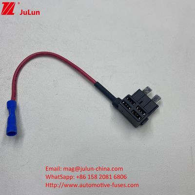 F3A 5A 10A 15A فيوز كوب 16AWG السيارة إضافة دائرة ACU عتبة مكيّف فيوز مع حامل فيوز للسيارات الشاحنات