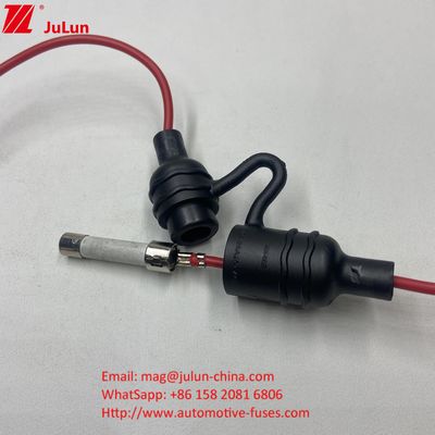 إضاءة LED 6x30mm 6.35x30mm 6.35x32mm 5x20mm IP67 عازل المياه حامل فيوز متداخل للأنابيب الزجاجية السيراميكية فيوز للمرحلة