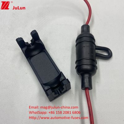 ل 5 * 20mm 6 * 30mm 10 * 38mm فيوز ضوء الشارع إضاءة المرحلة الخارجية مضاد للماء ضد الغبار حامل فيوز في الخط لمصابيح الشارع