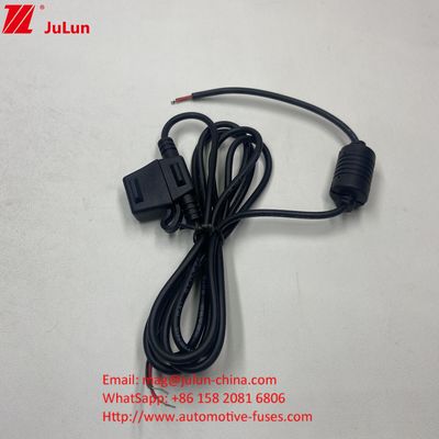 مصدر 50A ماكسية تصنيف التيار الحالي الأحمر 10AWG سلك 280mm الطول الإجمالي حامل مصدر في الخط