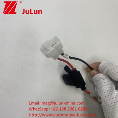 20A بطارية الطاقة محطة حامل فيوز مع SAE إلى إمرأة Spade Pigtail رابط