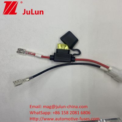 20A بطارية الطاقة محطة حامل فيوز مع SAE إلى إمرأة Spade Pigtail رابط