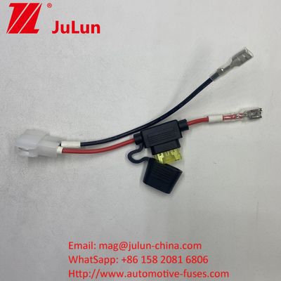 حامل فيوز 16 AWG 12 AGW فيوز حامل فيوز متسلسل مع 30 AMP 50A ATC فيوز شفرة