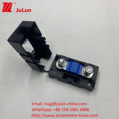 علبة تعبئة حامل فيوز السيارة مع فيوز قابلة للشحن أقصى فولتاج 32VDC 58VDC 72VDC