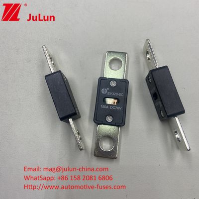 EV320-5C 200A 70VDC SINOFUSE للسيارات الكهربائية HEV النوع النهائي للسيارات الكهربائية فيوز 70VDC AC Ev محول شاحن متوافق