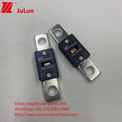 مسافة حفرة 51 ملم EV320-5X 125A 70VDC مصابيح السيارات السيراميكية مع شهادة GB / T31465.5-2015 و 70VDC الجهد المسموح به