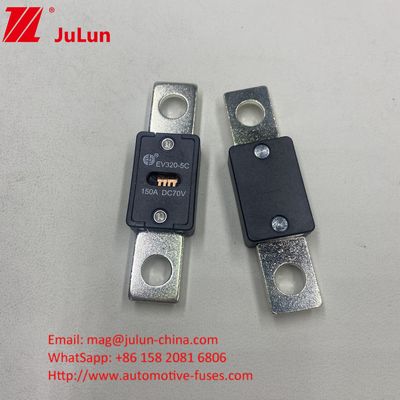 150A 70VDC EV320-5X فيوز السيارات السيراميكية الرمال الكوارتز الخصائص الكهربائية 1.0 في 4 ساعات 3.0 في 10s ماكس
