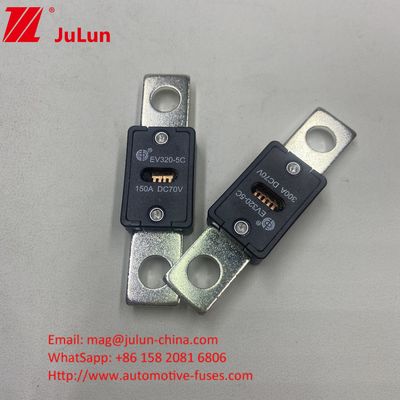 EV320-5C 200A 70VDC سيارة كهربائية فيوز شحن سريع 68 * 19 * 10mm مسافة الثقب 51mm