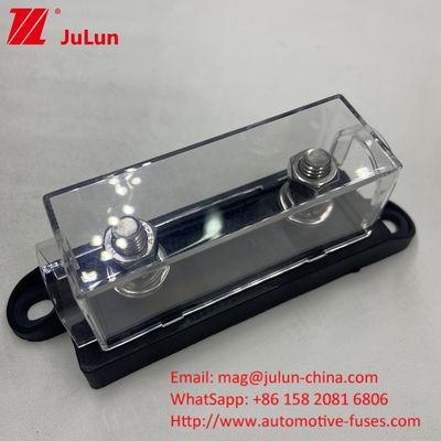 40A 50A 60A 70A 80A 100A 200A 250A 300A 400A 500A ANM مكعب حامل فيوز آلي ميكا بولت-داون مع غطاء عازل واضح