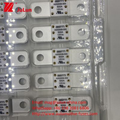 مركبة كهربائية A202008 200A 125VDC فيوز ASTM لتطبيقات الكهرباء والسيارات
