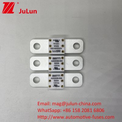 فيوز بطارية السيارة ASTM 50.8 المسافة بين الثقوب 2 200A 125VDC 20KA