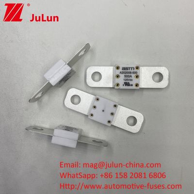 شاحنة 400A 125VDC المسافة بين الثقوب 2 50.8mm بطارية السيارة فيوز لأنظمة الاتصال المصعد