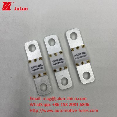 طريقة تركيب المسمار 200A 125VDC فيوز السيراميكية للسيارات مع تصنيف التيار العالي لحماية الدائرة القصيرة
