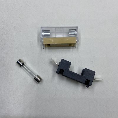 تركيب لوحة PCB 6 * 30mm 250VDC الأسود الأزرق الشفاف الذهبي حامل فيوز السيارة