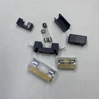 5x20mm أو 6x30mm لوحة PCB تركيب حامل فيوز الزجاج لنظم الطاقة في السيارات الأسود الأزرق الذهب الشفاف