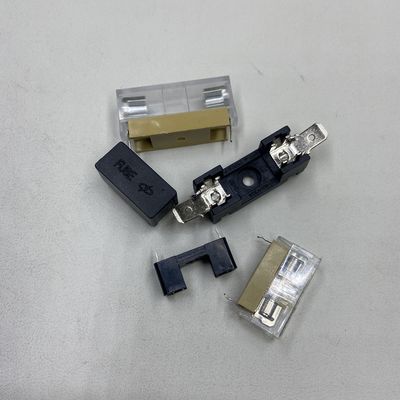 تثبيت لوحة PCB 6 * 30mm حامل فيوز السيارة مع حامل فيوز زجاجي 5 * 20mm