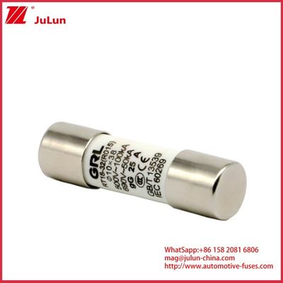 15A 1000VDC فيوز لينك الطاقة الشمسية GPV DC فيوز 10 * 38mm 32A تصنيف للحماية الكهربائية في أنظمة الطاقة الشمسية للاستخدام مع غرف الفيوز