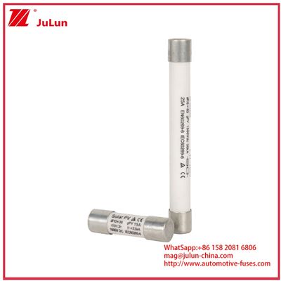 15A 1000VDC GPV فيوز 10 * 38 لأنظمة الطاقة الشمسية IEC60269-6