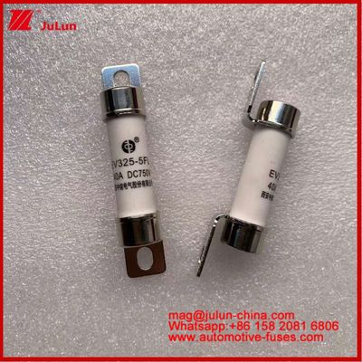 فيوز أنبوبي EV325-5FL 40A 750VDC للسيارات الكهربائية مع تركيب 15 * 51mm Light Bolt ومستمر الوقت 2 ± 0.5ms