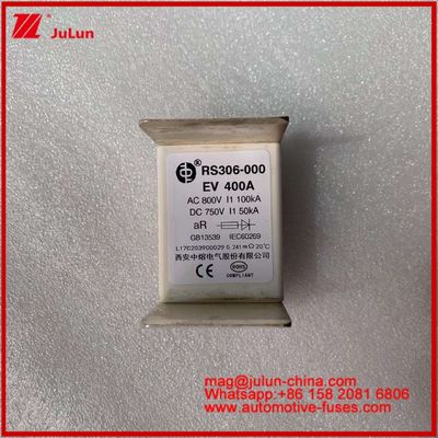فئة الاستخدام EV 400A AC800V 100KA DC750V 50KA أنابيب السيراميكية حزمة الحماية للسيارات للسيارات الكهربائية