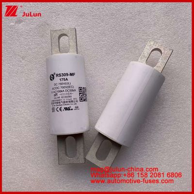 RS309-MF 175A 750VDC UL فيوز السيراميكي الأنبوبي AR 750VDC / 700AC IEC 20KA GB 5-800A للسيارات الكهربائية وأنظمة الطاقة