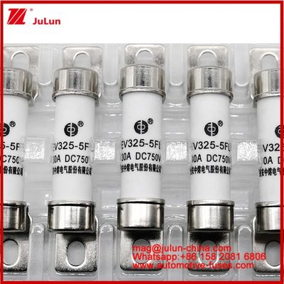 EV325-5FL 30A 750VDC مركبة كهربائية عالية التصنيف الصدمة الميكانيكية الأنبوبية الصمام السيراميكي EV أو HEV التيار المدمج الهيكل المقاوم للتأرجح أداء ثابت ممتاز