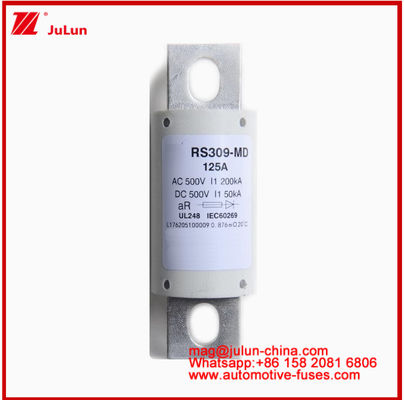 RS309-MD-125A التبويضات السيراميكية للسيارات 500VAC200KA 500VDC 50KA AR DC أداء هيكل اتصال محولات السيارات الأنبوبية