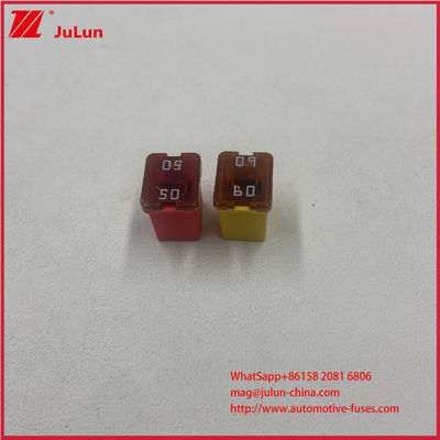 غطاء جهاز الكمبيوتر 30A PA66SBFC-JT غطاء فيوز Pacific Low-Ampereage Plug-In Type Fuse J Case Slow Blow Auto Fuse DC32V Car Marine RV أجهزة قطع الدوائر السيارات