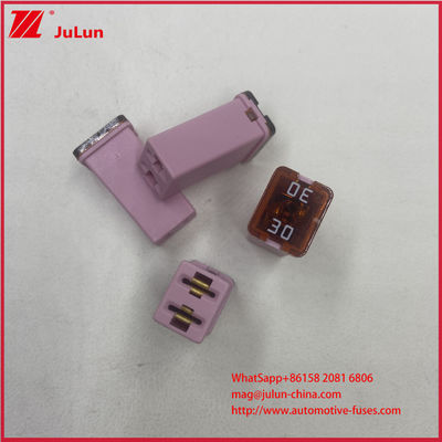 غطاء جهاز الكمبيوتر 30A PA66SBFC-JT غطاء فيوز Pacific Low-Ampereage Plug-In Type Fuse J Case Slow Blow Auto Fuse DC32V Car Marine RV أجهزة قطع الدوائر السيارات