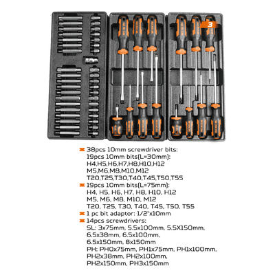 مجموعة أدوات صندوق المعدات المتنوعة، أدوات الأجهزة، 163 قطعة