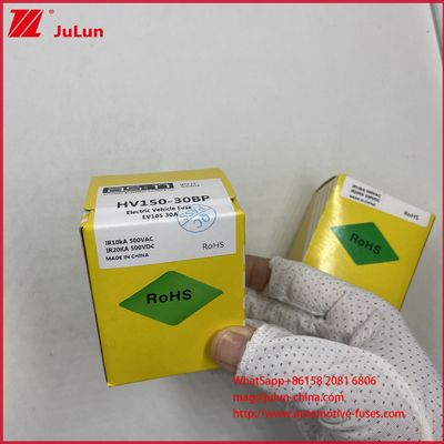 HV150 FUSE 32BP 30A DC500V محرك شحن بطاريات السيارات للسيارات الكهربائية