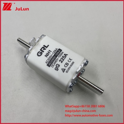 NH000 NT000 300A 225A 500V 120kA فيوز عالي القدرة على القطع وصلة فيوز مع شفرة موصل سكين GG-gL