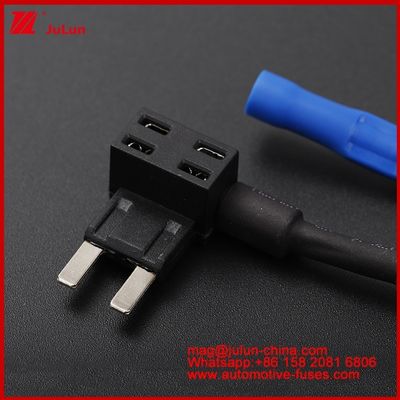 12V/24V/32V Add-A-Circuit Adapter  Factory Offer Automobile TQ-002 AMP Auto Blade Fuses For Car Fuse Holder MINI Fuse Tap Fuse Hoder 1015 16AWG 150MM
