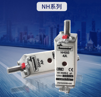 NH 500V Low Voltage Fuse 2-1250A للتحكم في المحرك الكهربائي والحماية