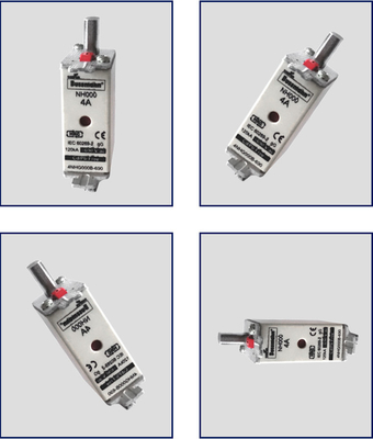 NH 500V Low Voltage Fuse 2-1250A للتحكم في المحرك الكهربائي والحماية
