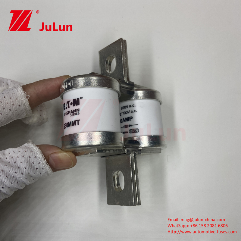 بوسمان 630MMT 690V السيراميكي النحاس مصابيح السيارات M6/M8 تركيب 630A مصابيح السلامة التيار الكهربائي