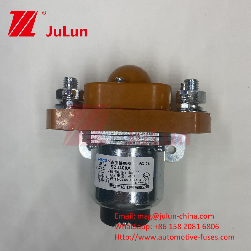 DC 12-80V مفتاح التيار الكبير إيقاف تشغيل المسمار الصعود 200A 1P لفائف الجهد القياسي: DC12 ~ 80V