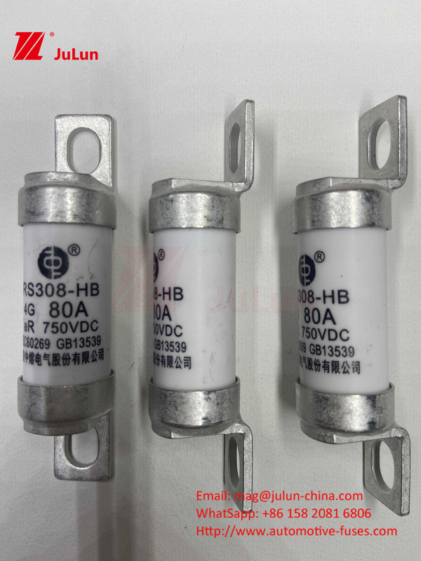 100A80A 750VDC تخزين الطاقة 10A 25A 30A 50AEV فولت ميكرو فيوز مع حماية ذكية لنظام الجر الكهربائي